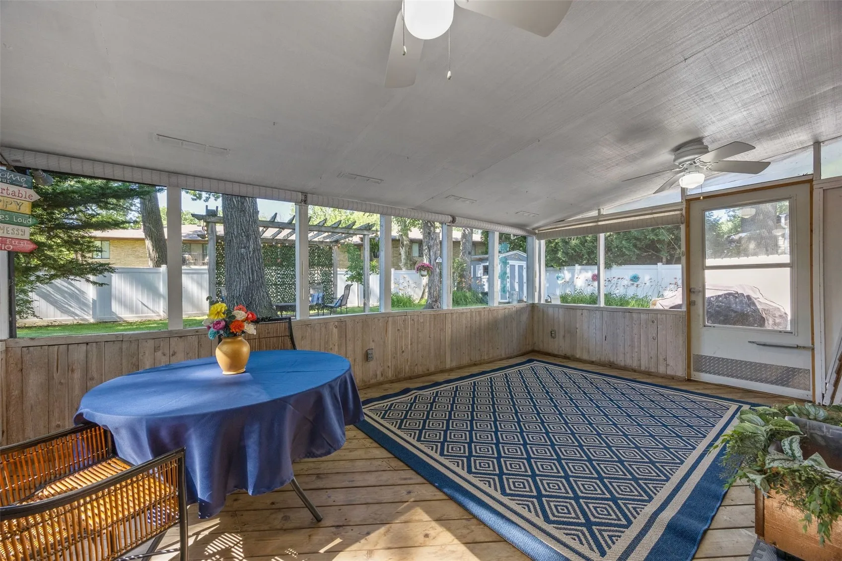 Screened In Porch - from dining room to backyard