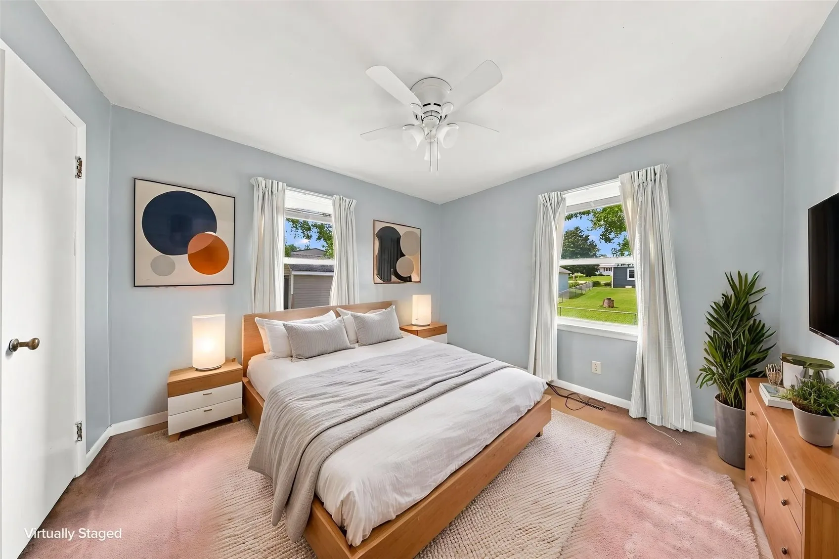 Virtually Staged Bedroom 1