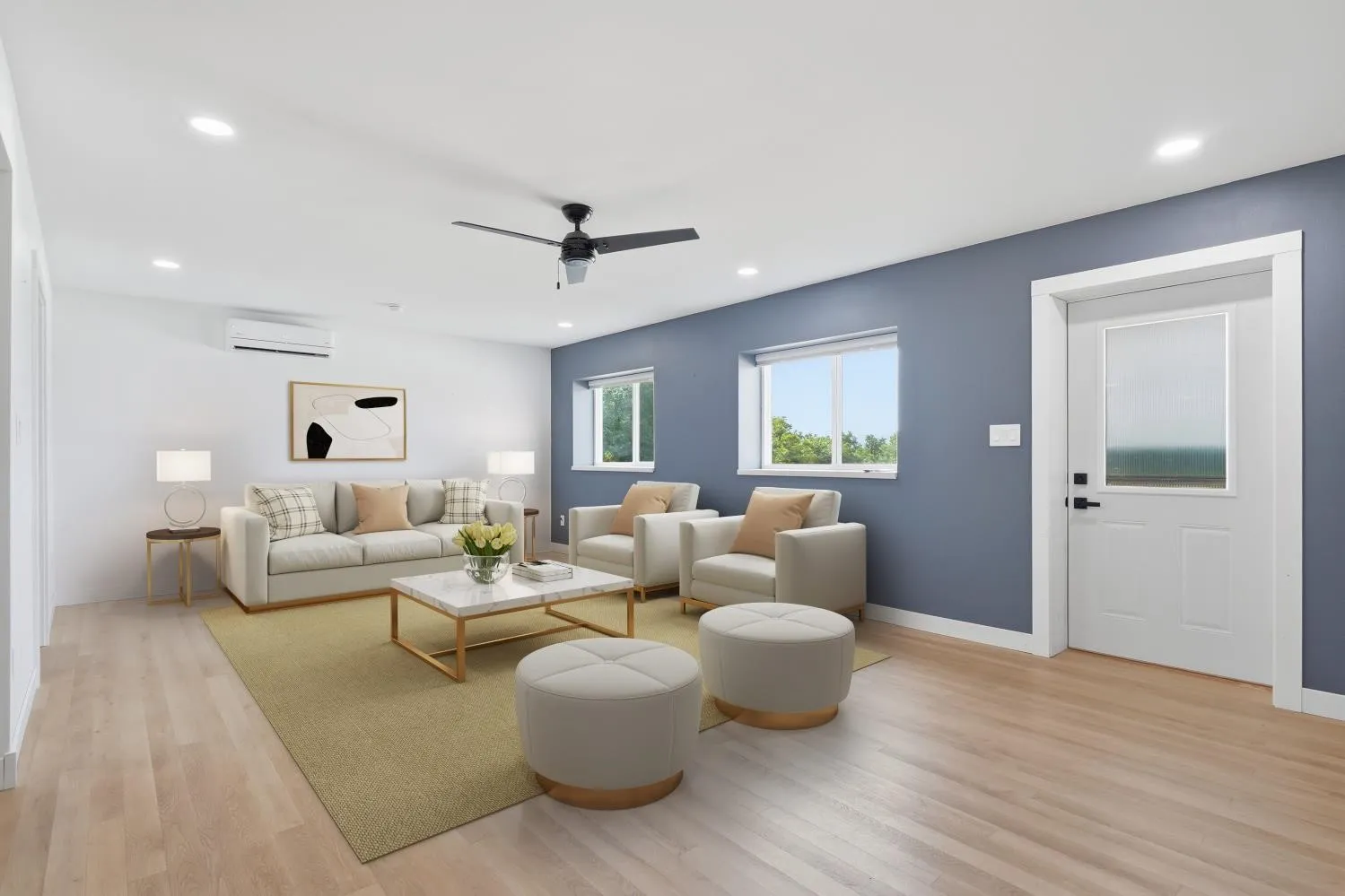 Living Room Virtually Staged