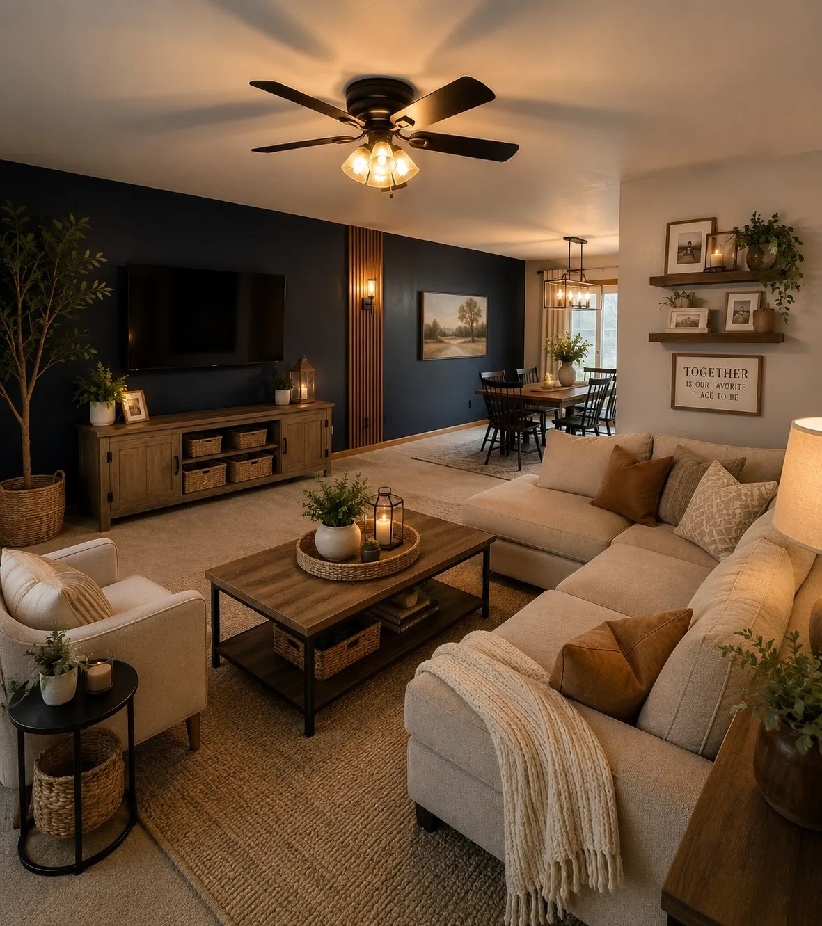 AI photo of living space