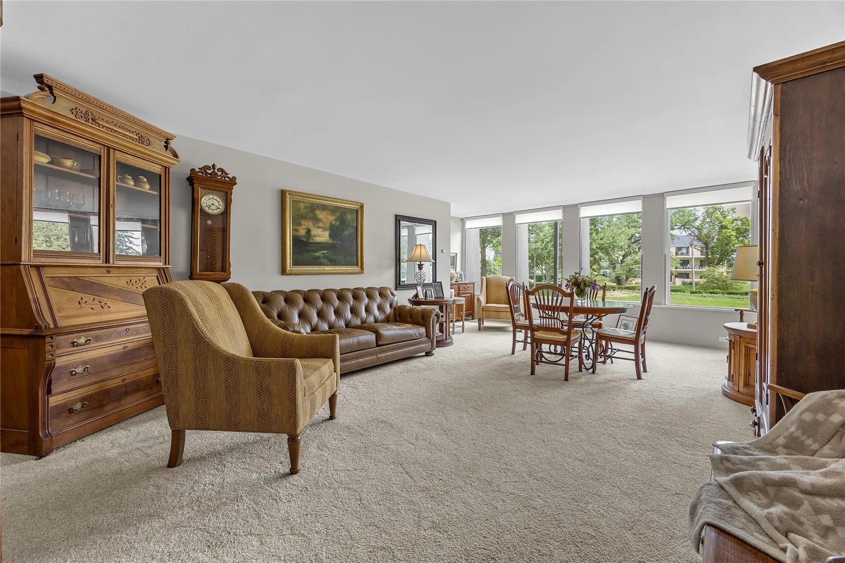 Living room with abundant natural light!