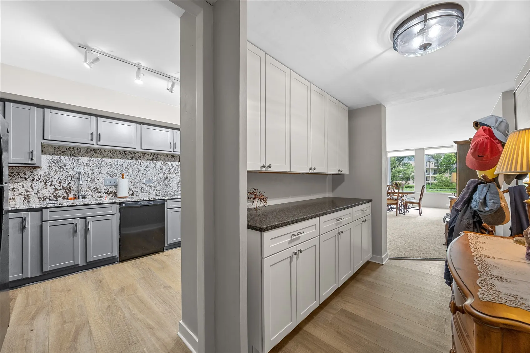 Handsome remodeled entryway.