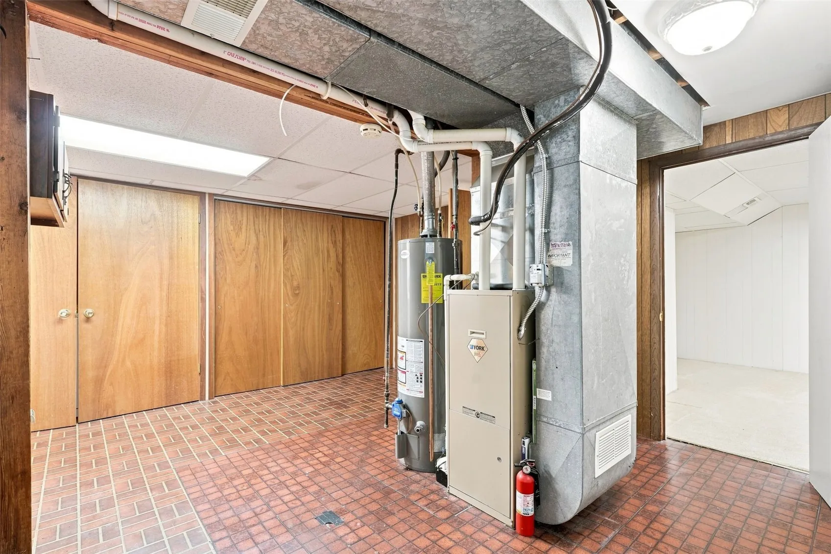Basement with ample storage