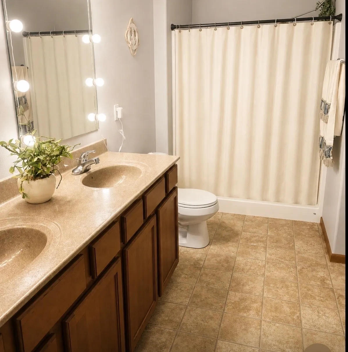 Master bathroom.