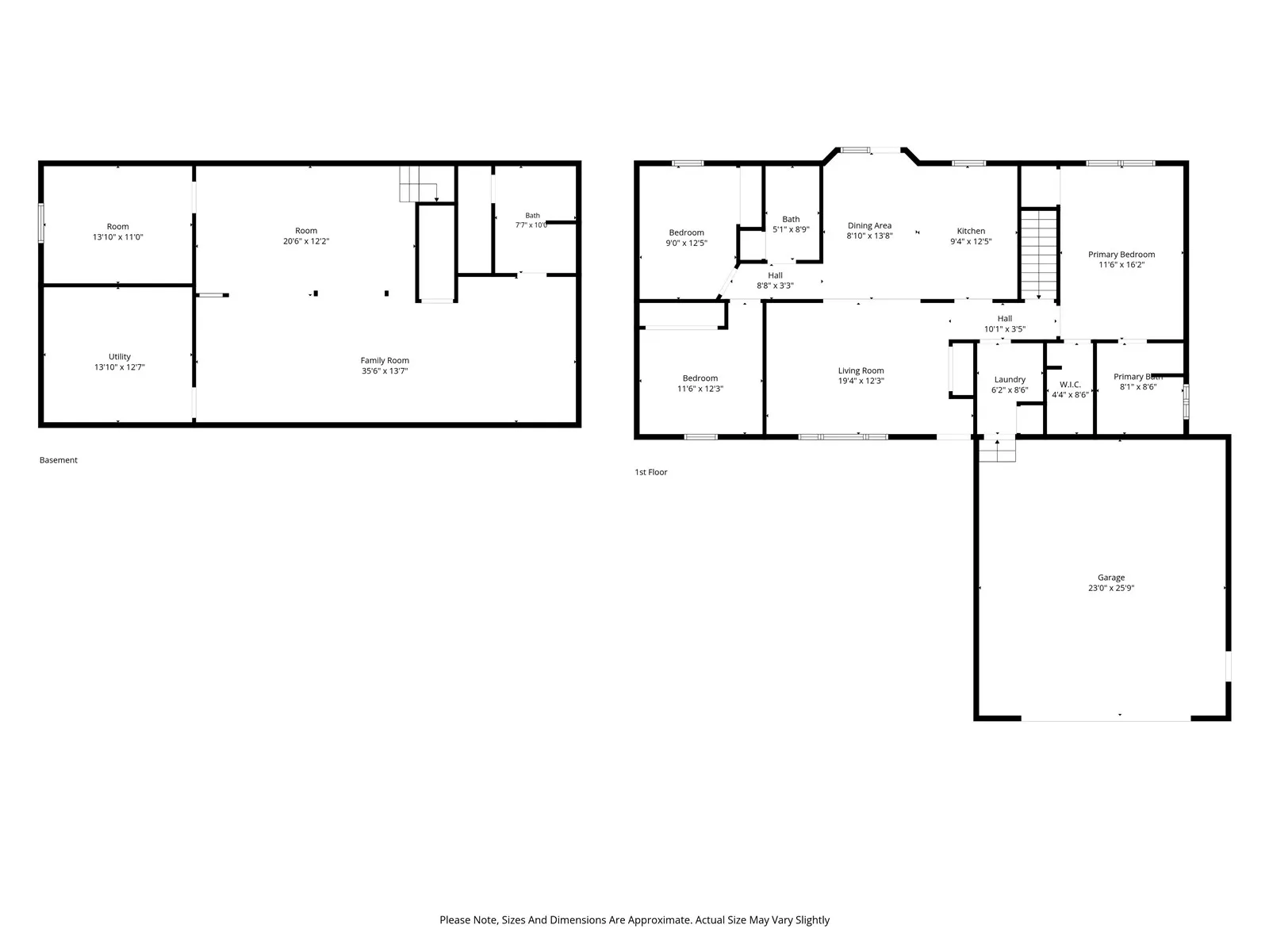 Combined upper and lower level.