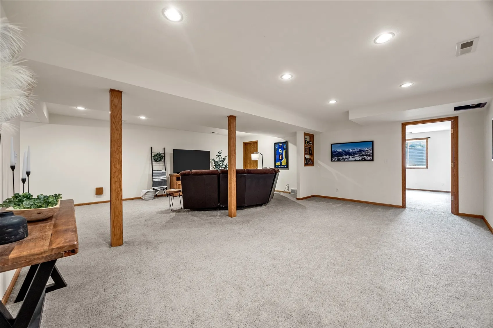 Lower leverl family room play area!