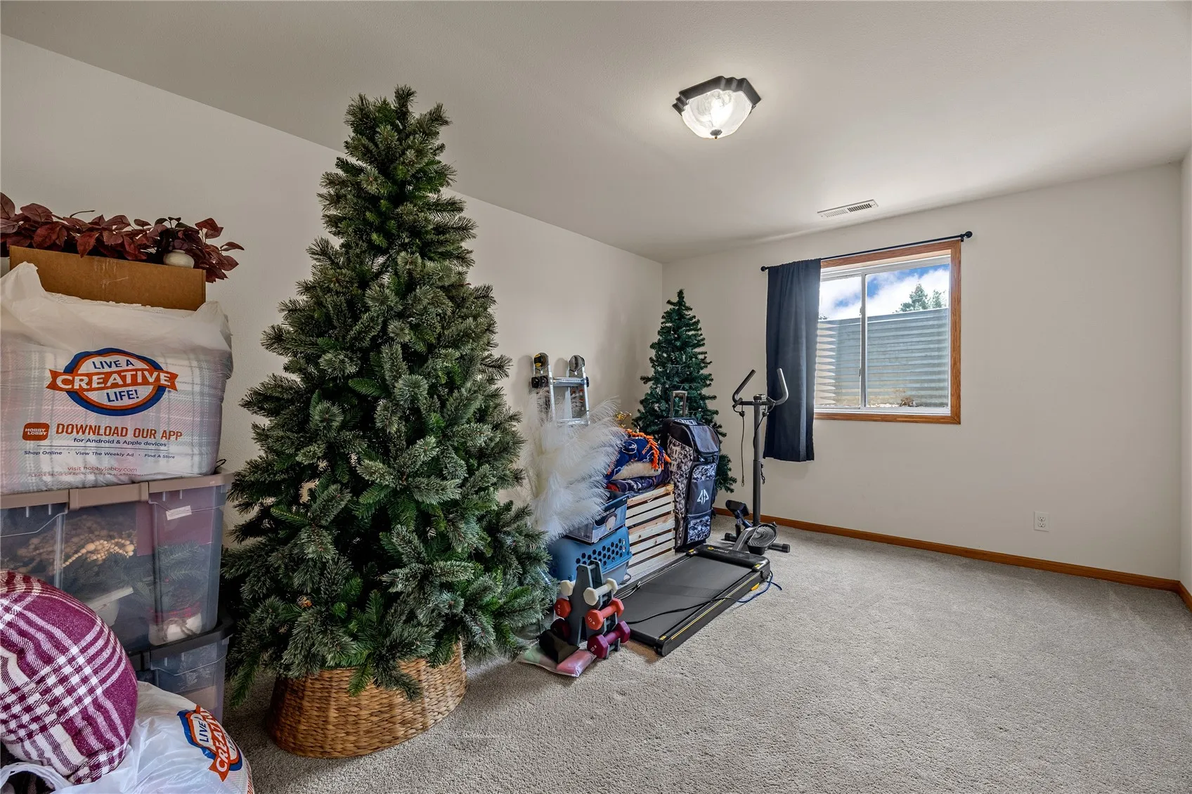 4th bedroom located in the lower level. Currently being used as storage.