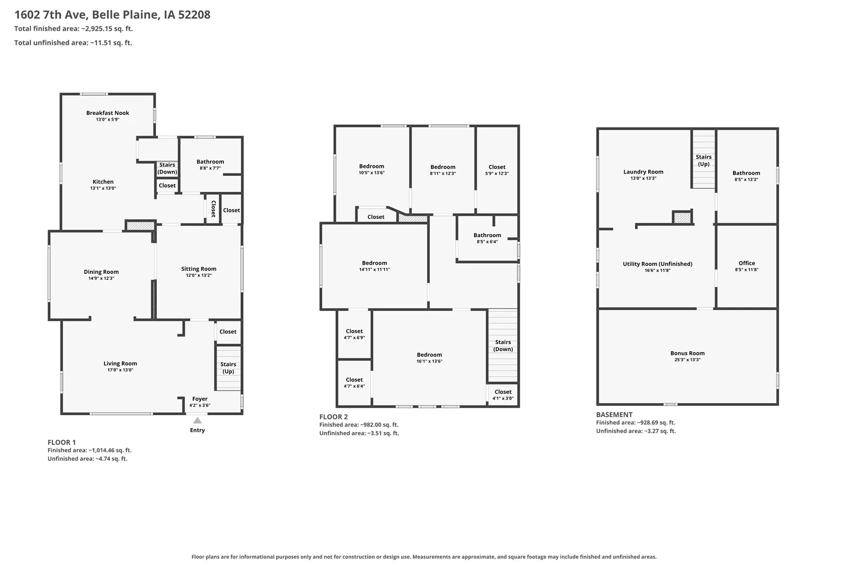 Combined Floor Plan