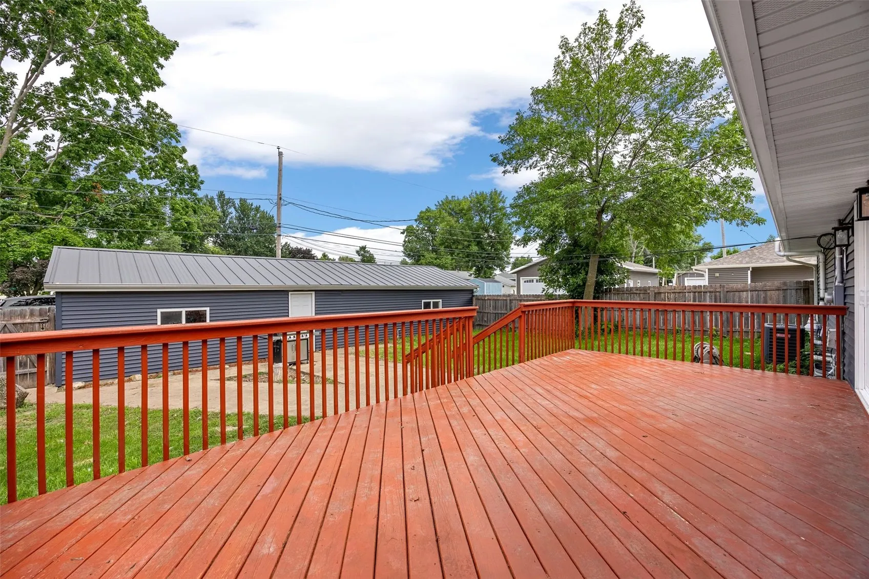 Huge deck