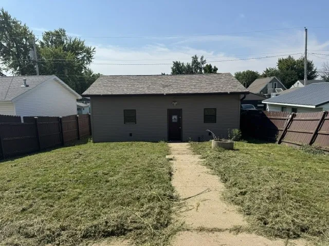 Garage back