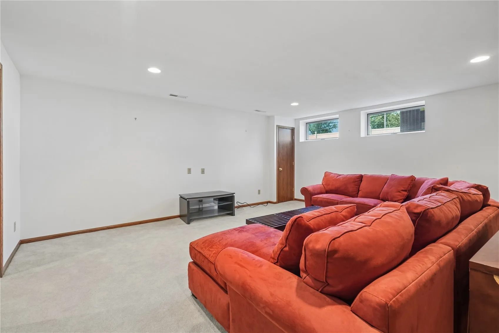 Lower level rec room