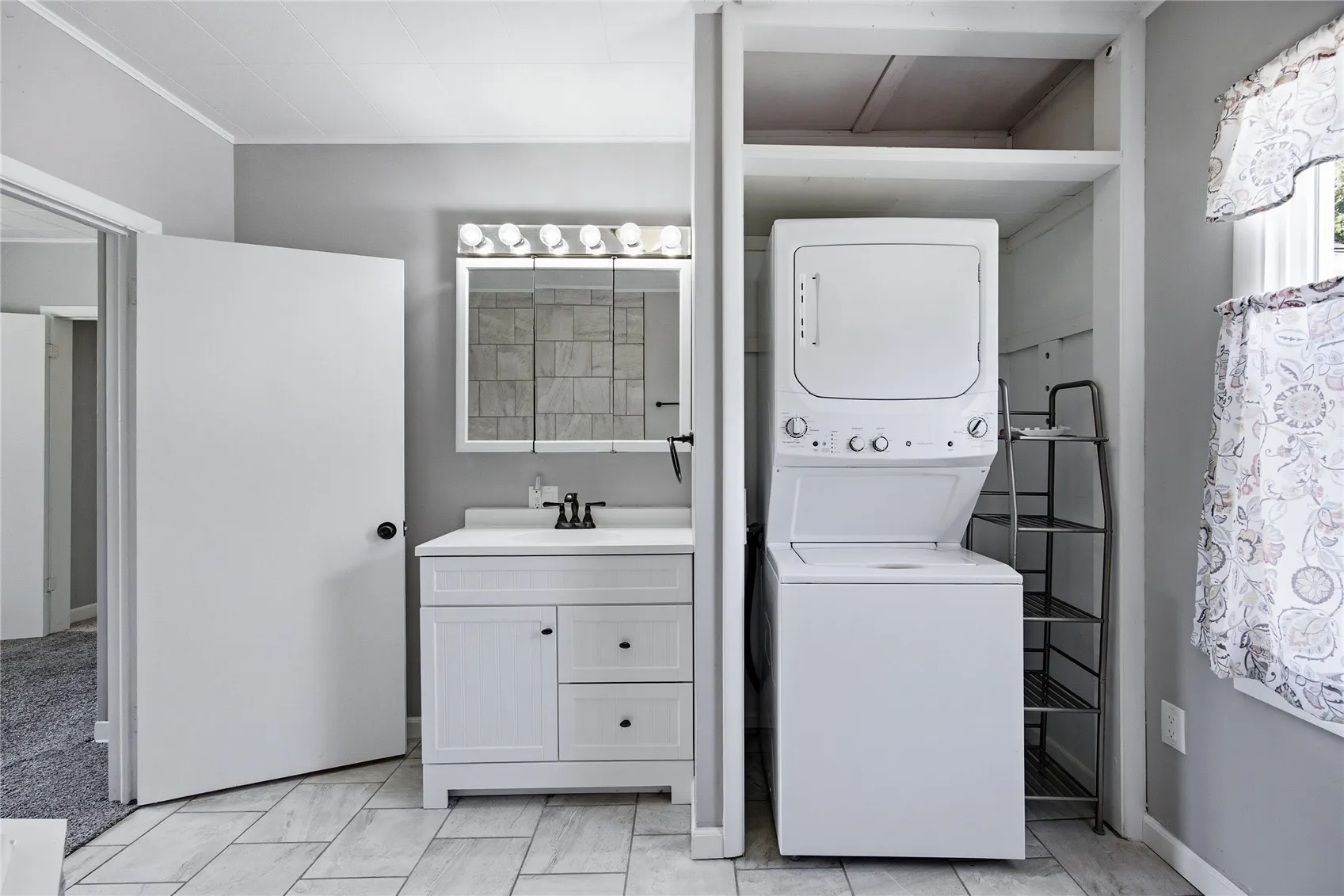 Laundry in Primary Bath