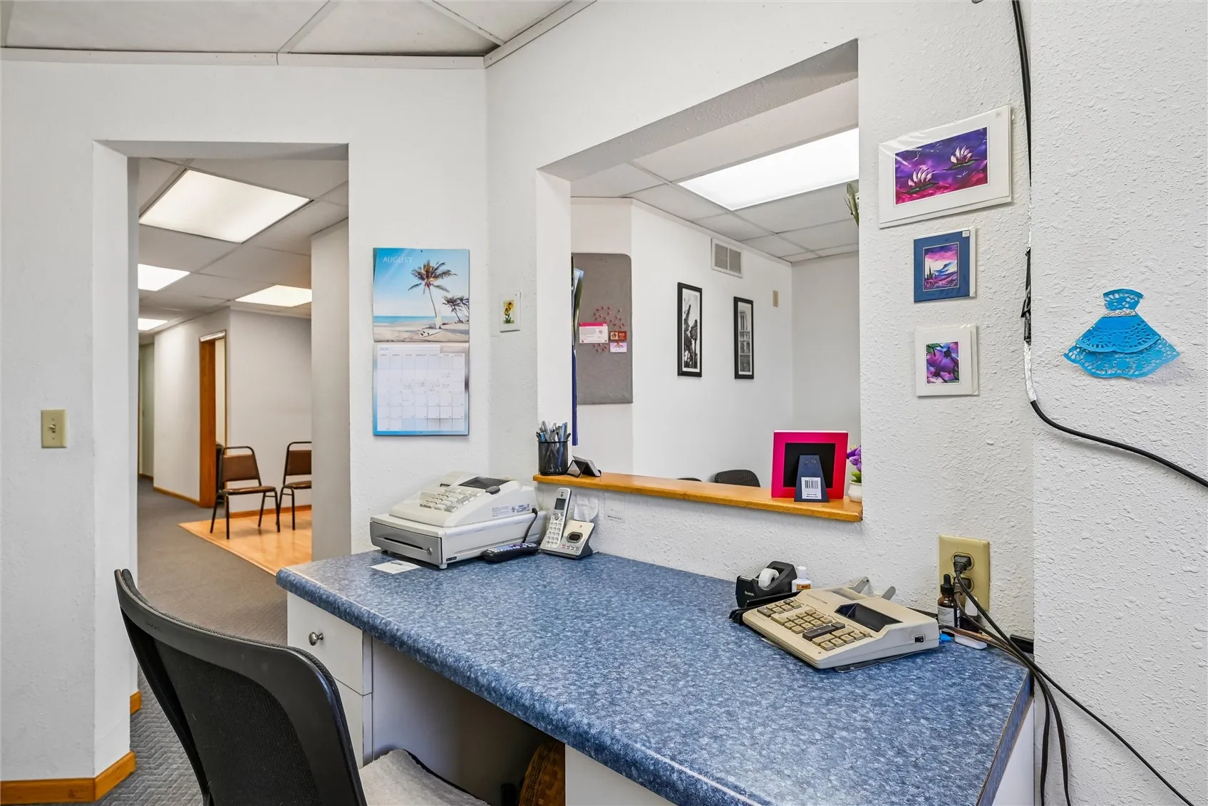 Reception area