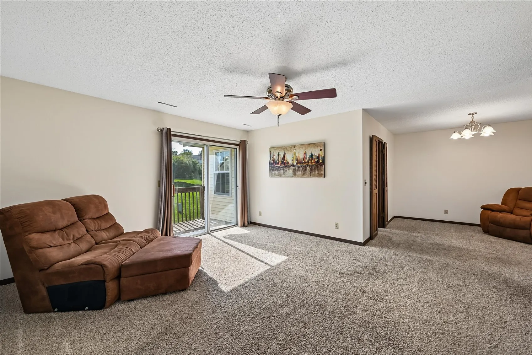 Living Room Sliders to Deck