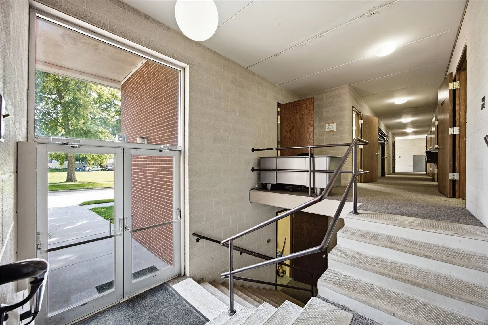 Educational wing entrance.