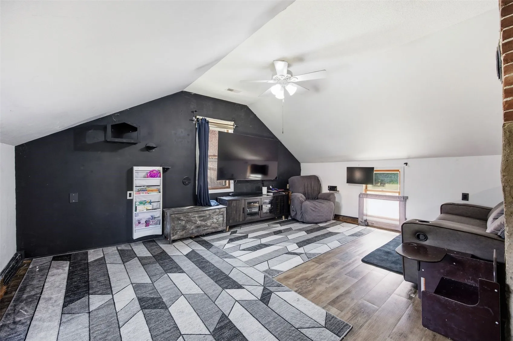 Upper unit living room