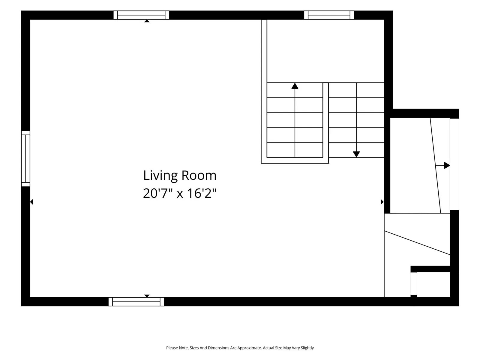 Upper level Living Room Layout