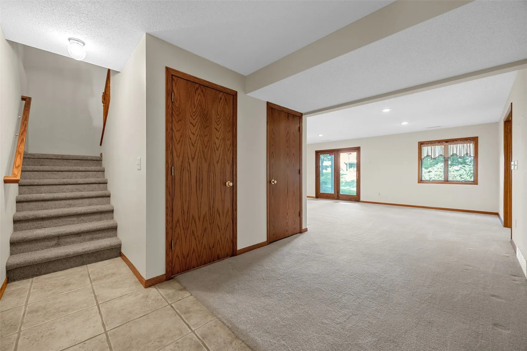Walkout lower level