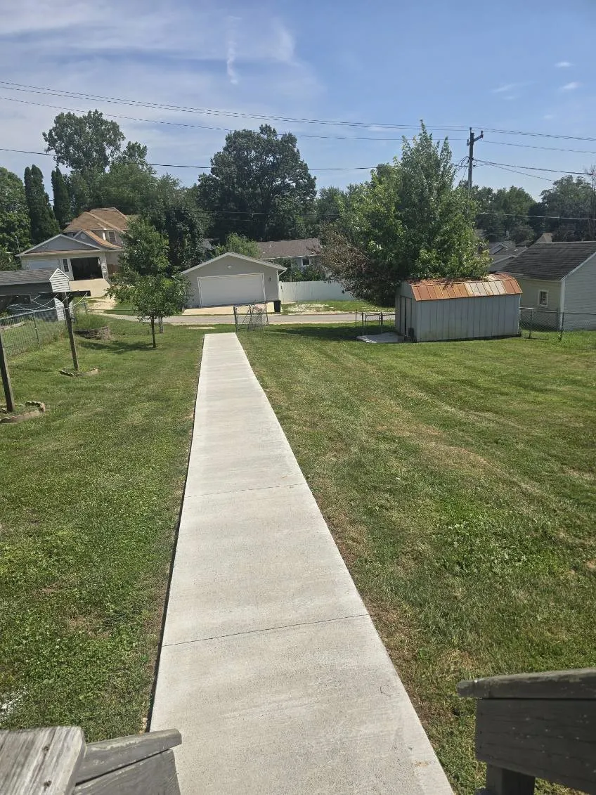 backyard from the deck