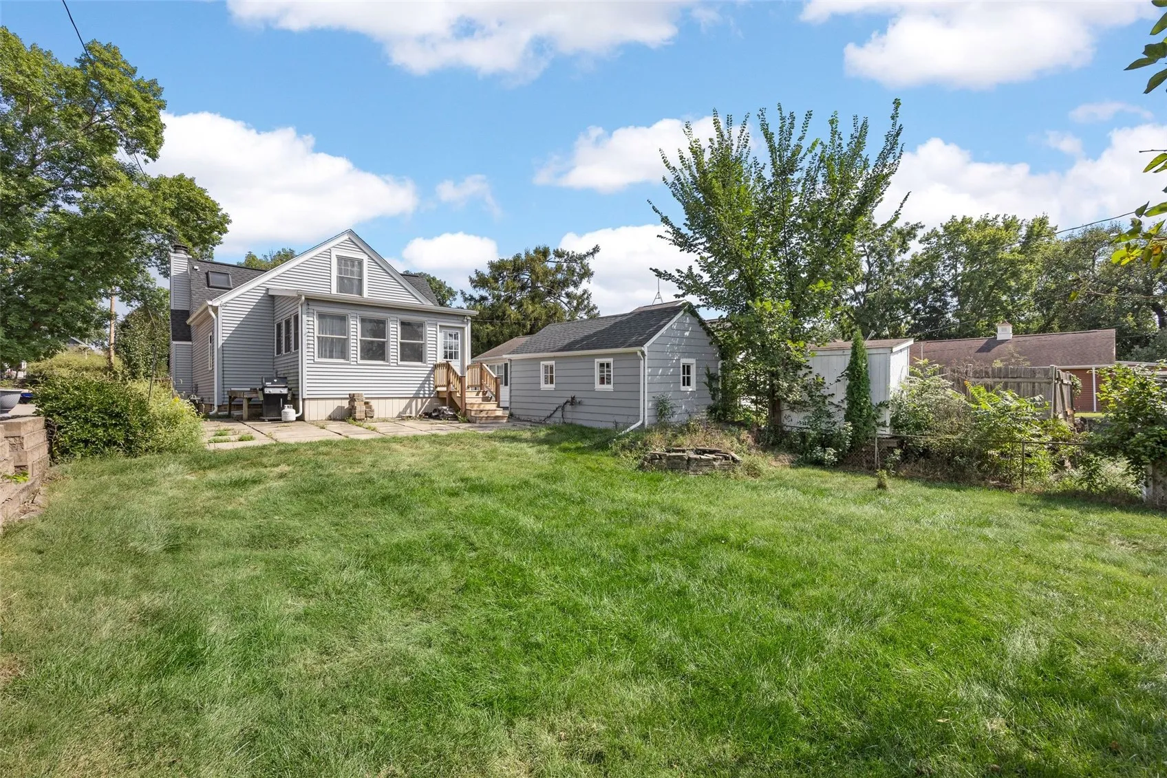 Large yard