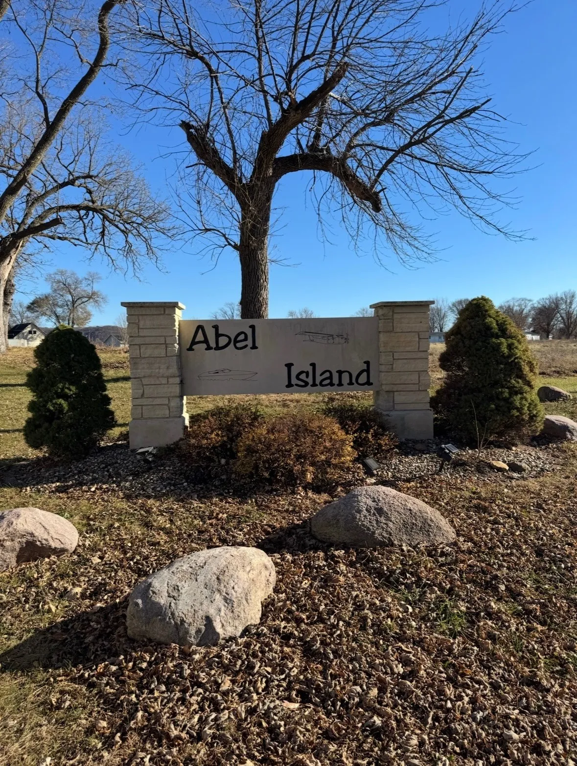 Entrance to Abel Island