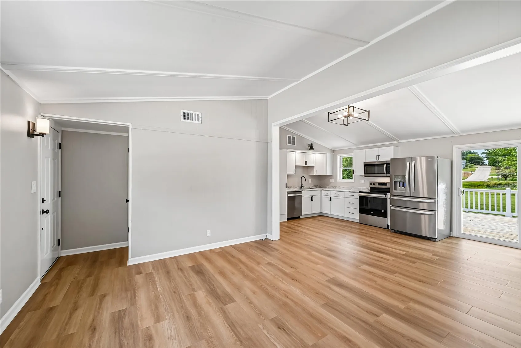 Open concept living space