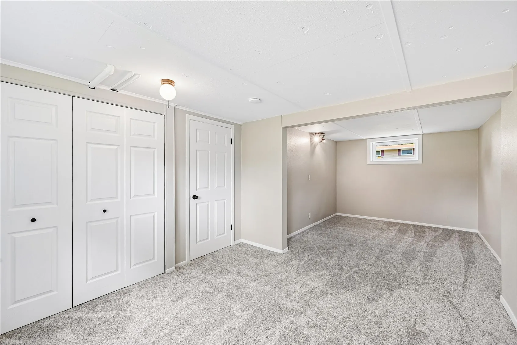 Lower level bedroom