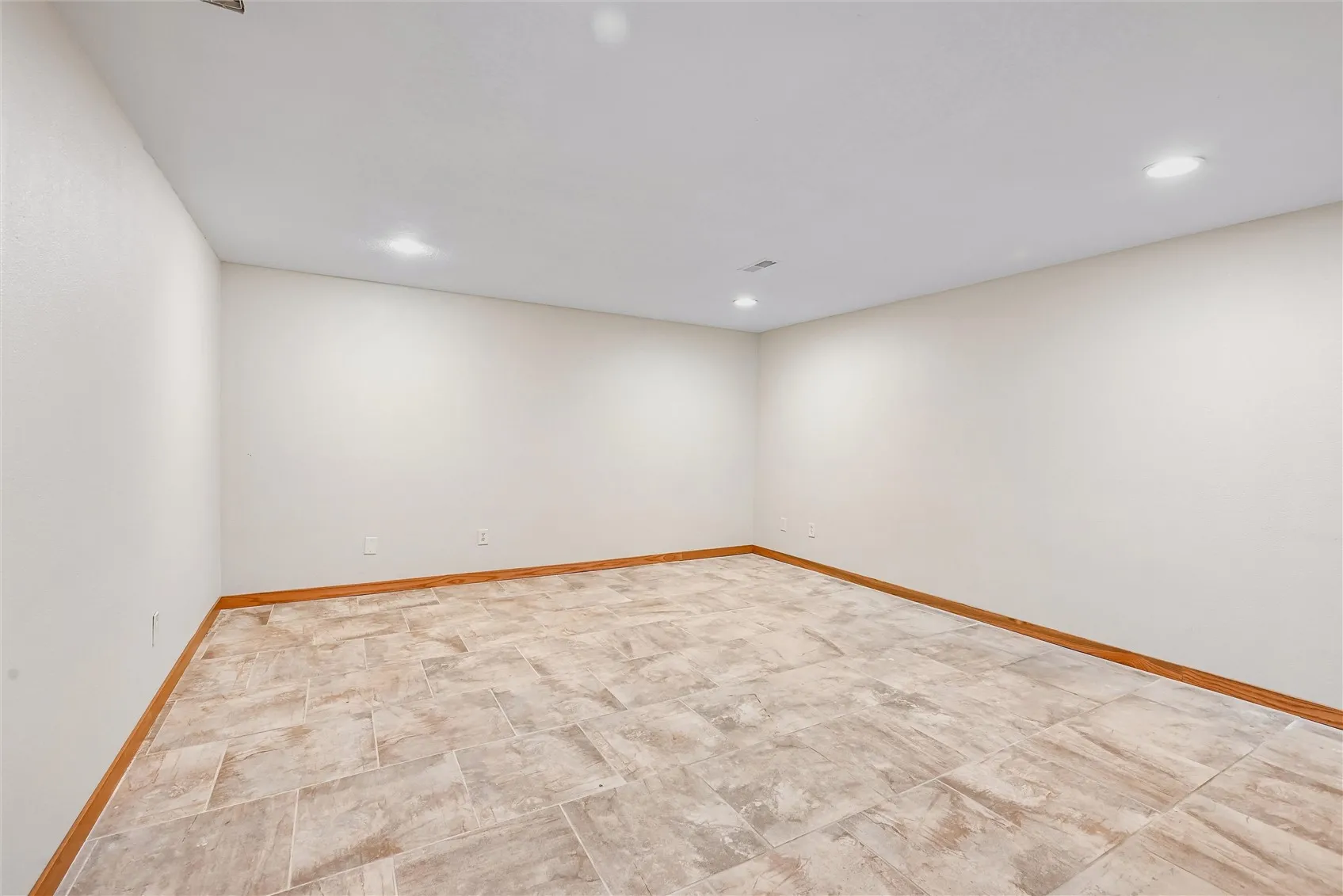 Finished lower level, possible theater room!