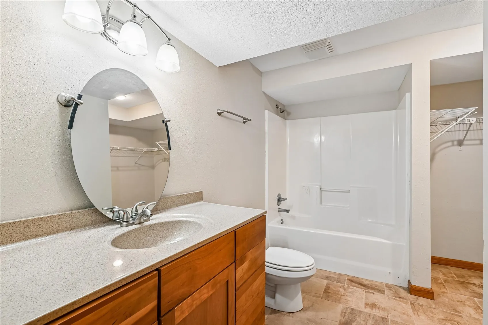 Lower level full bathroom