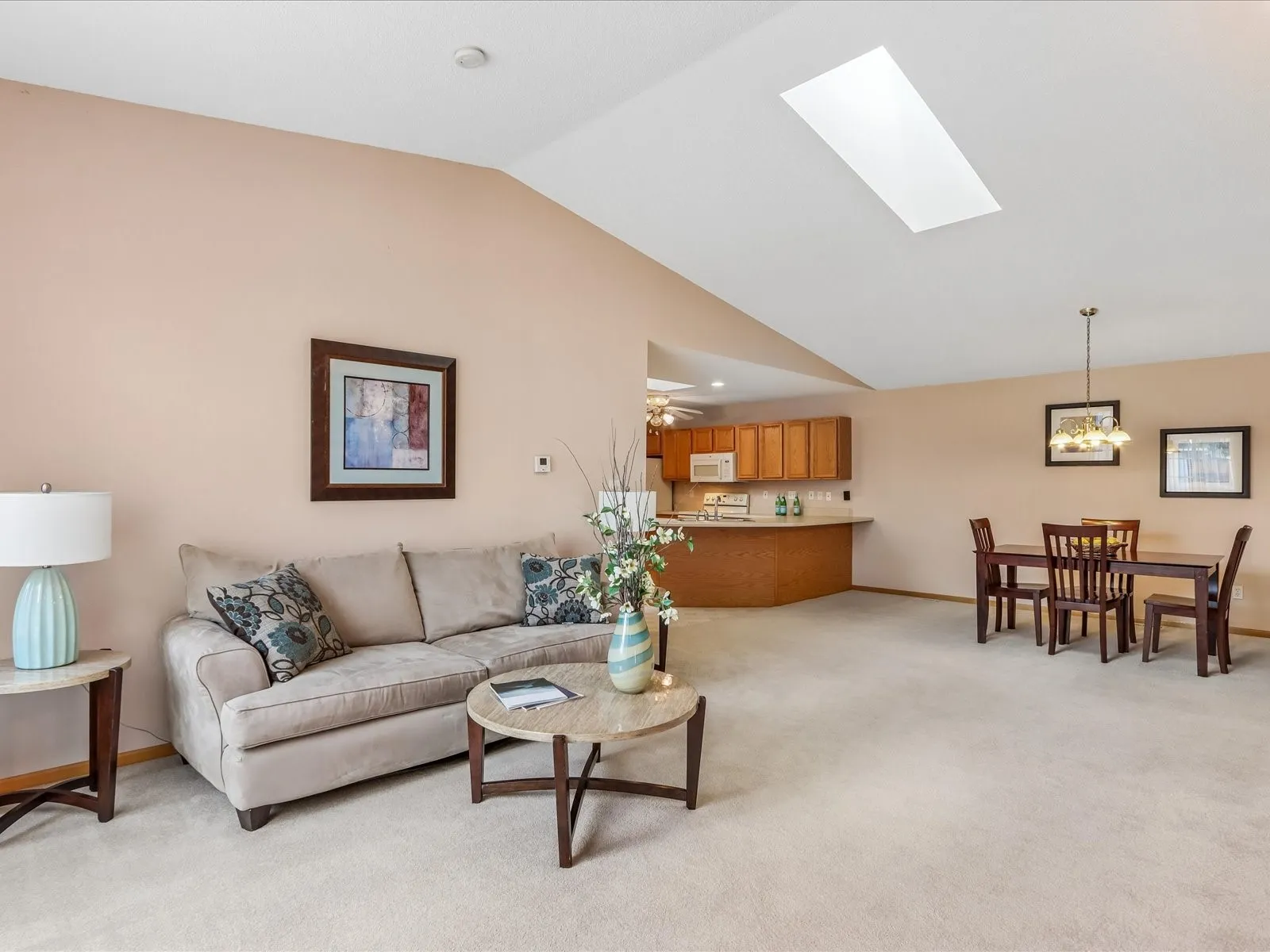 Great Room - Living Room, Dining Room and Kitchen