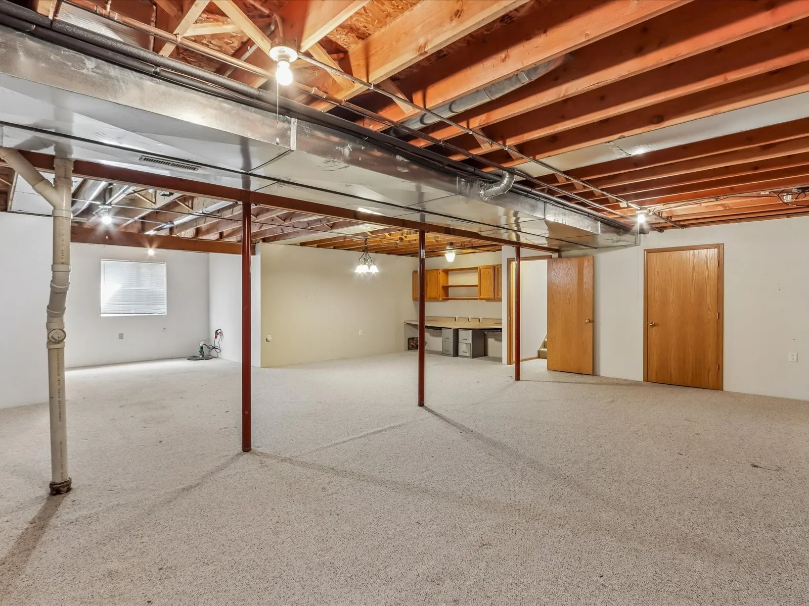 Lower Level Rec Room - Partially Finished