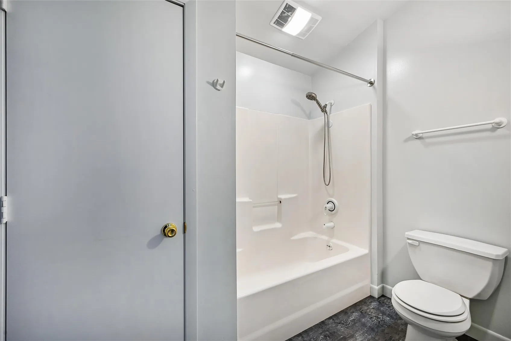 Main Bath with Linen Closet, Separate shower and stool room