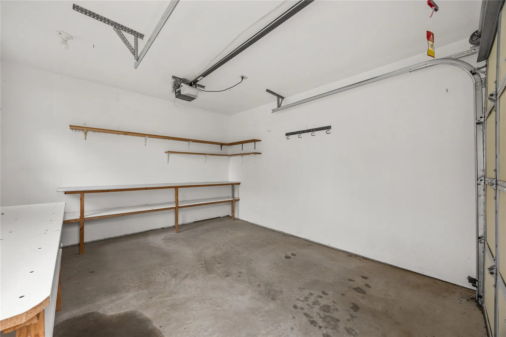 Inside Shed