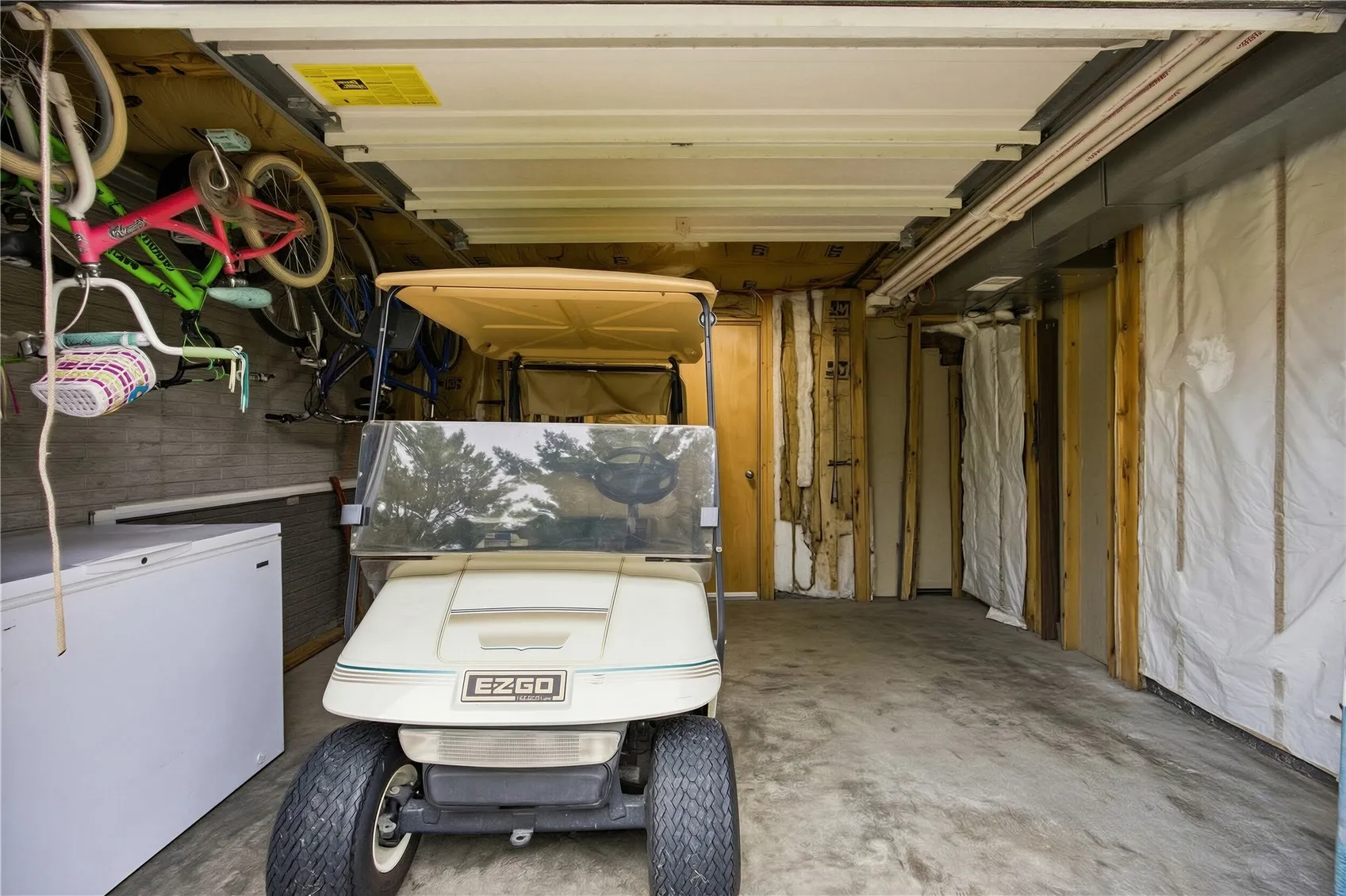 drive under golf cart garage!