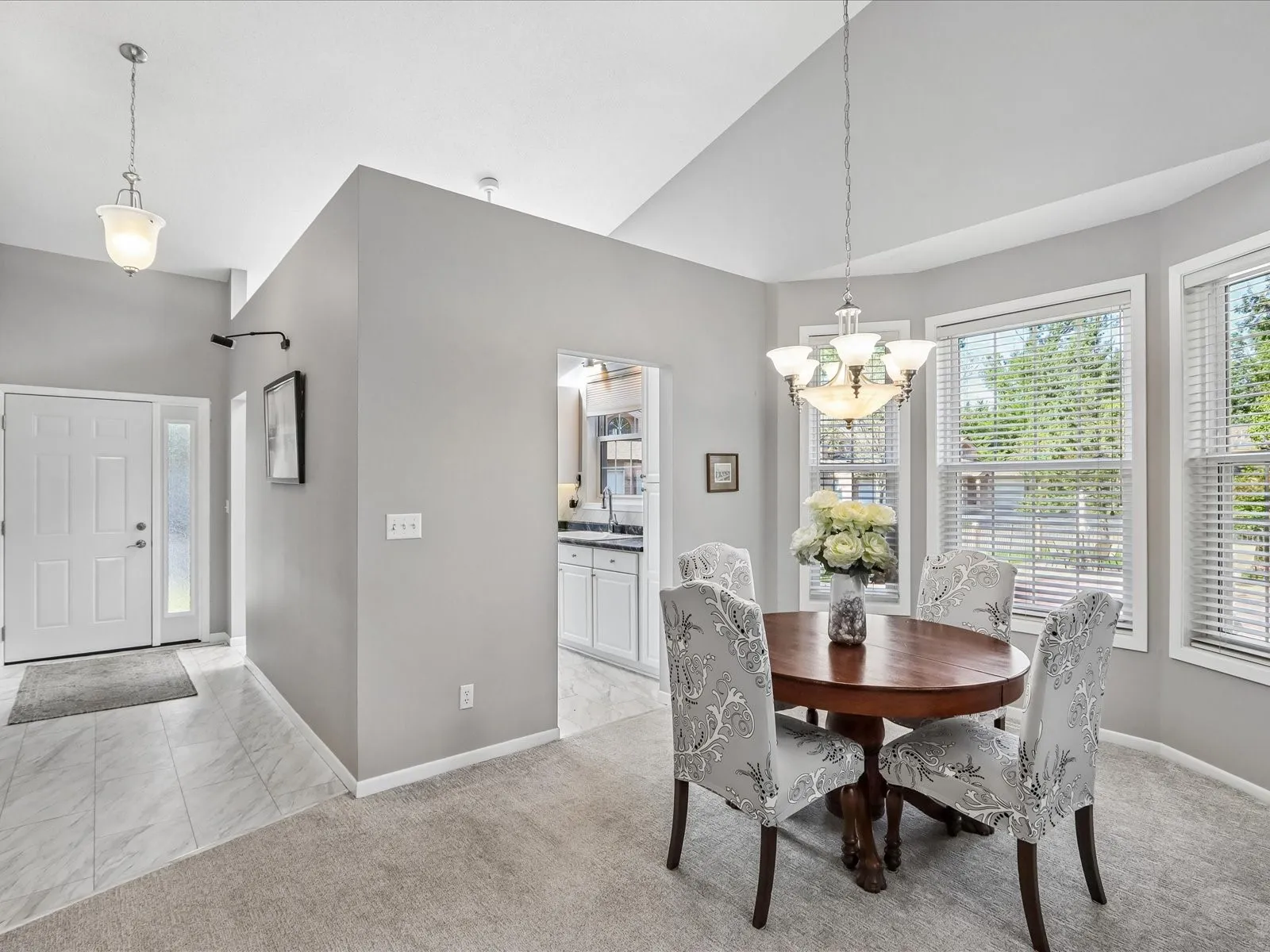 Formal Dining Room and Front Entry