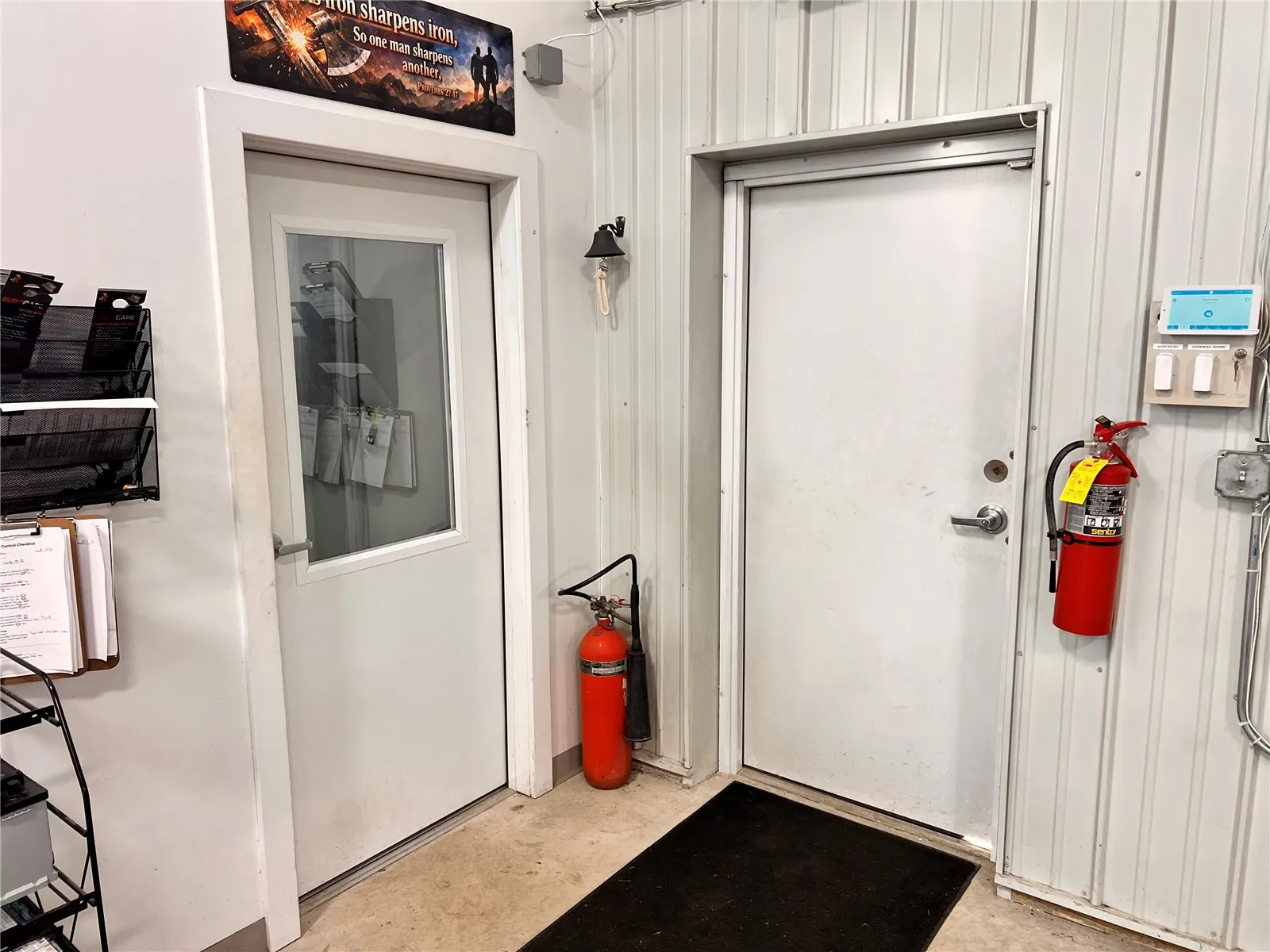 Reception/Waiting Area Entrance from Shop