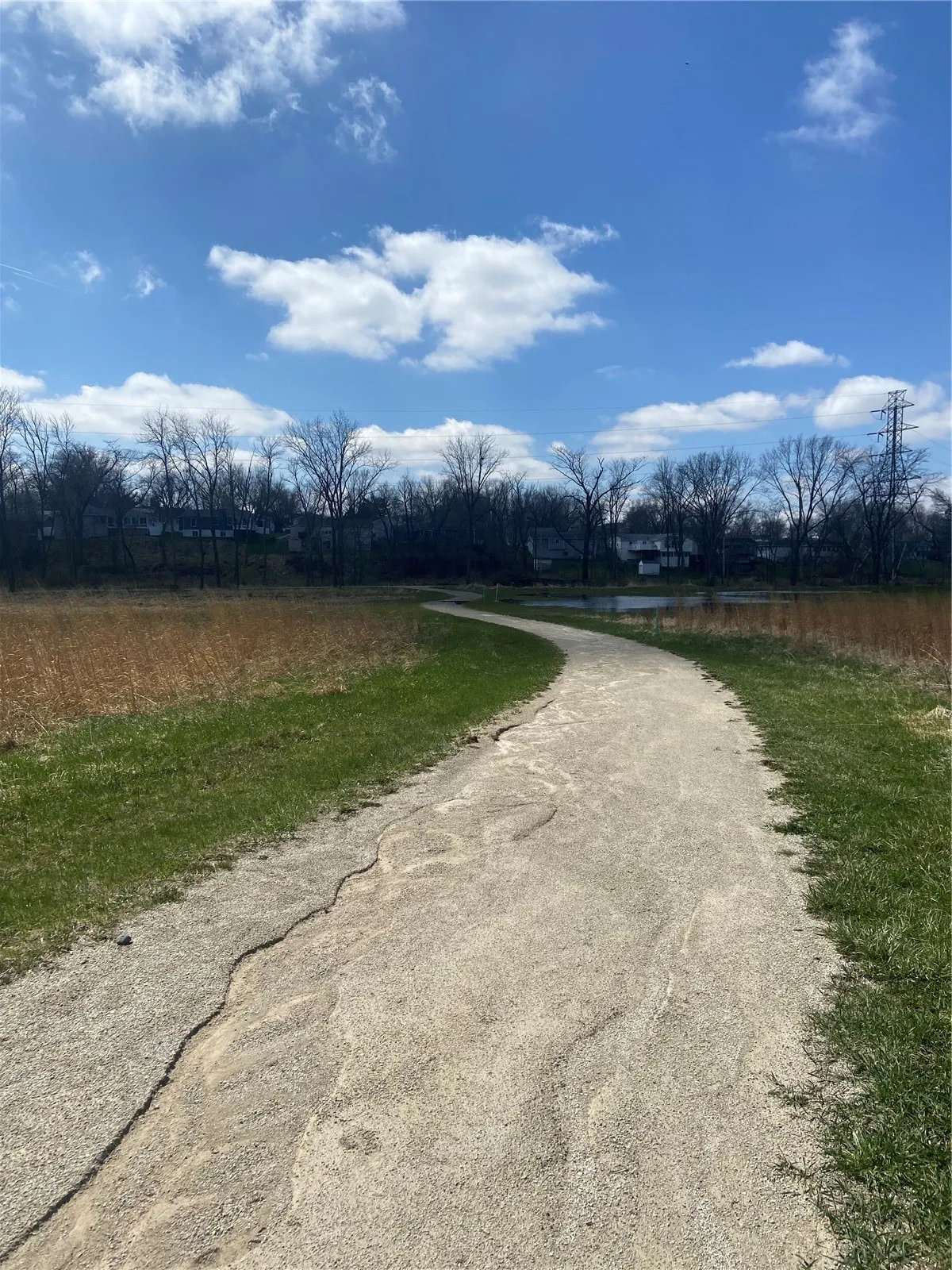 Boyson Trail entrance from development
