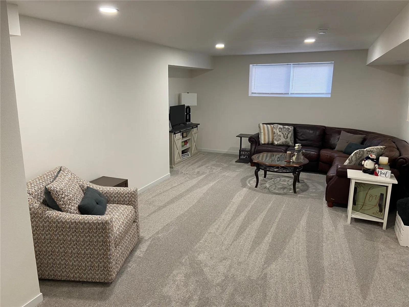 Lower level family room