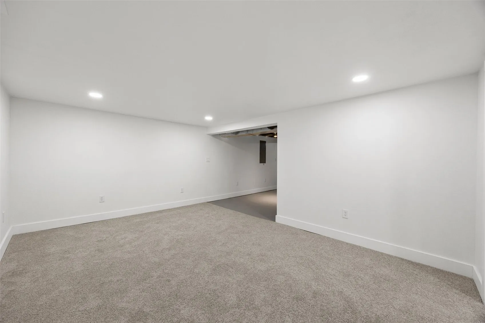 Basement rec room