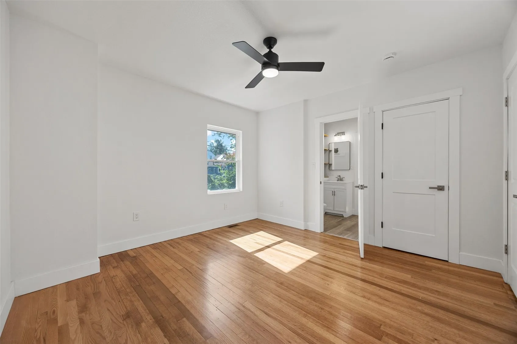 1st bedroom with access to shared bathroom