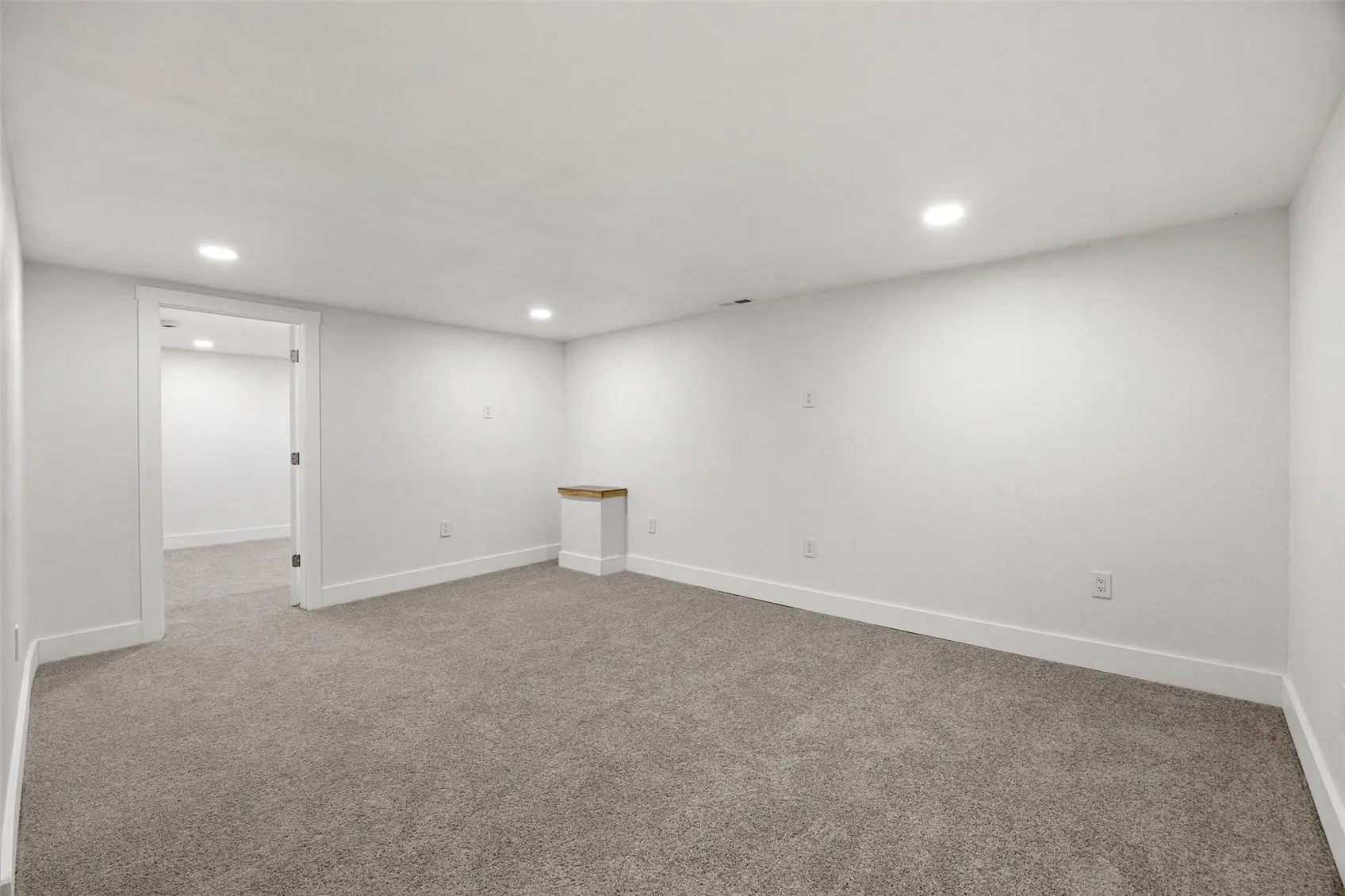 Basement rec room
