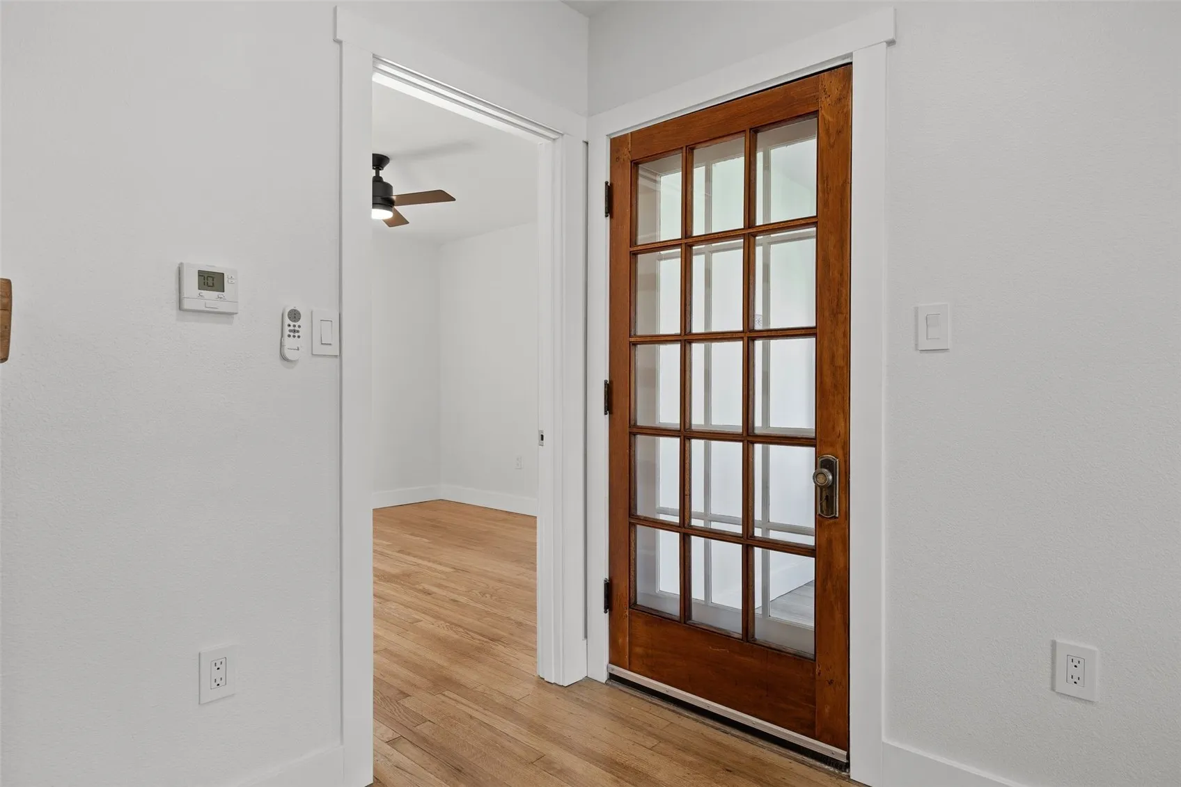 Sunroom added keeping original doors and hardware