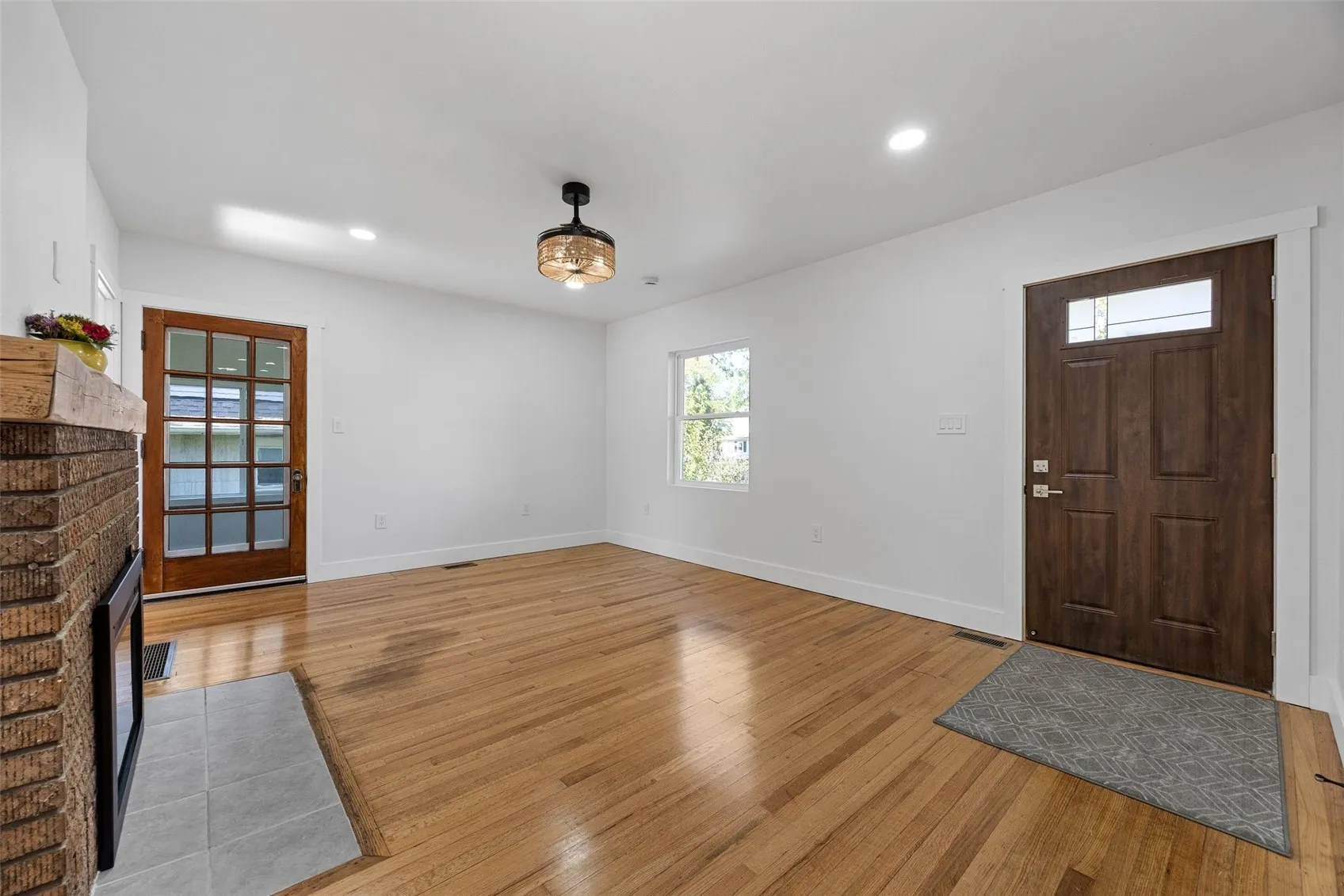 Enter into the bungalow at 1715 8th Ave SE