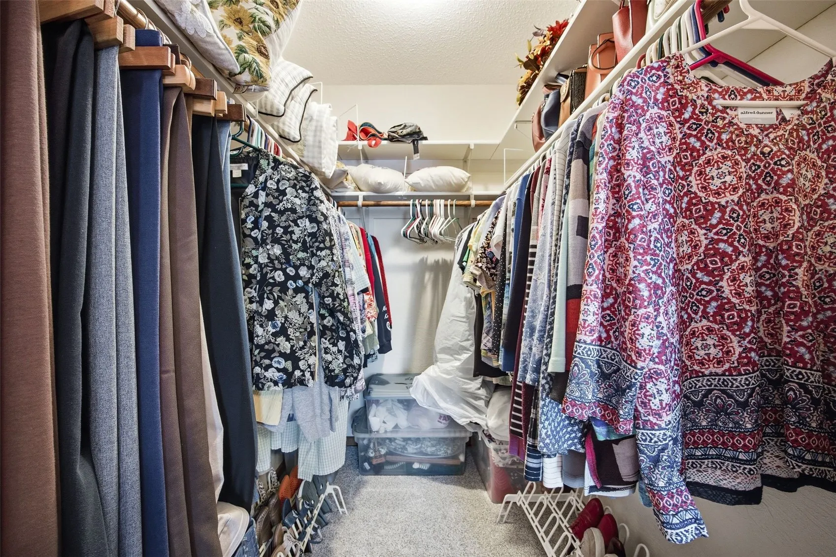 Primary walk-in closet