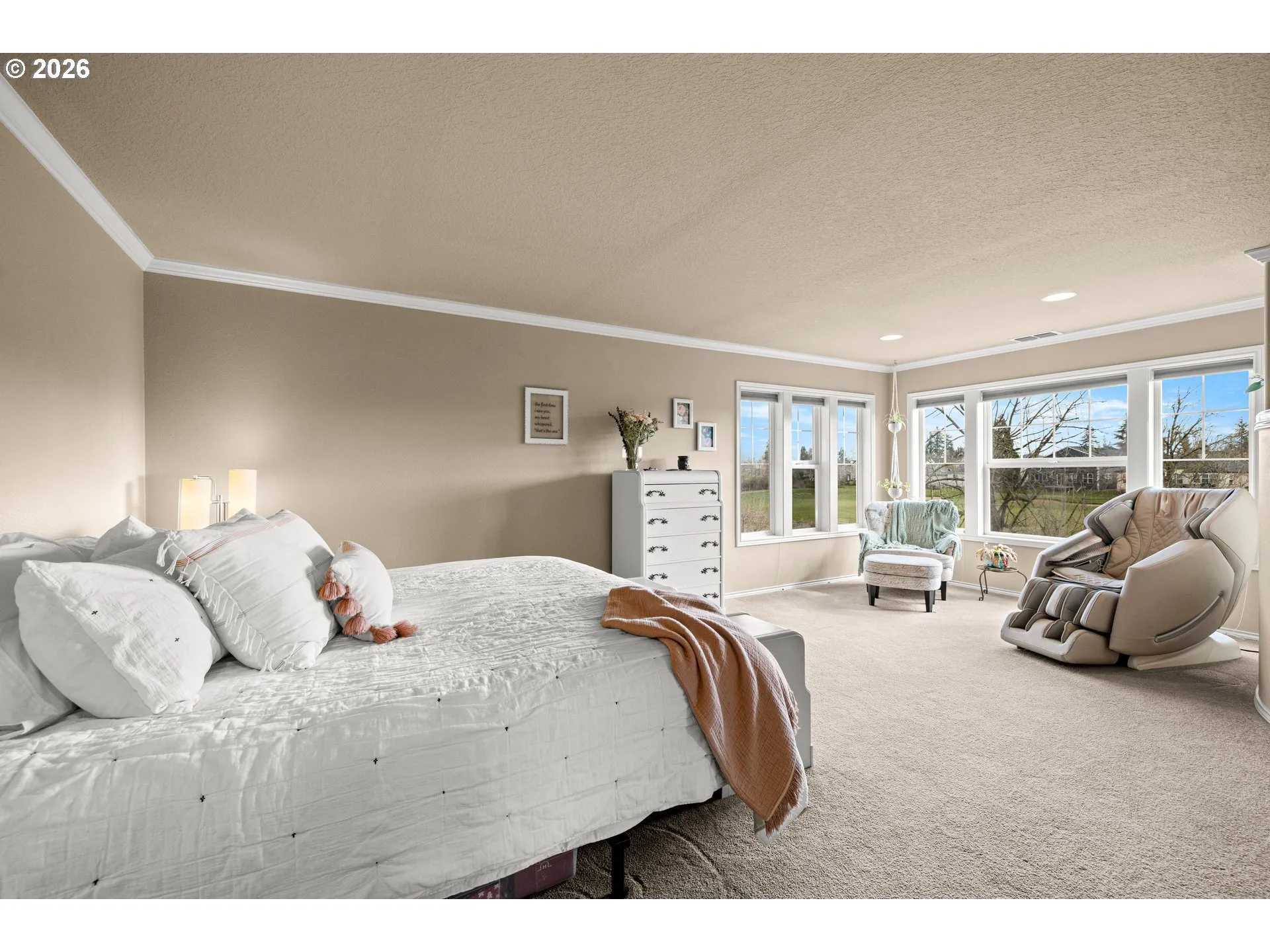 Primary Bedroom-Coffered Ceilings
