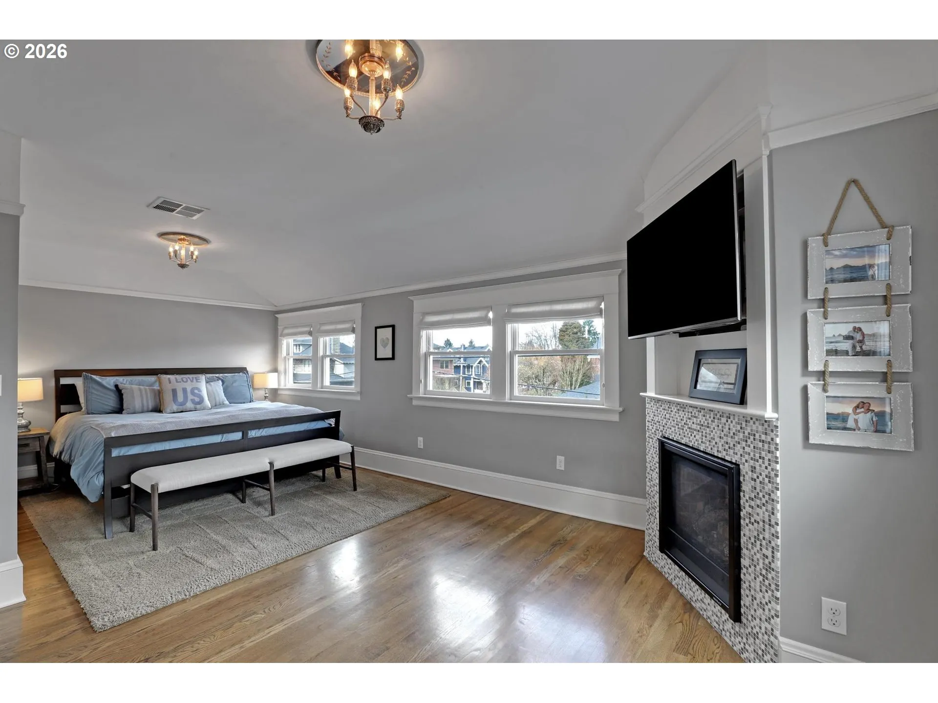 Primary Bedroom-Fireplace