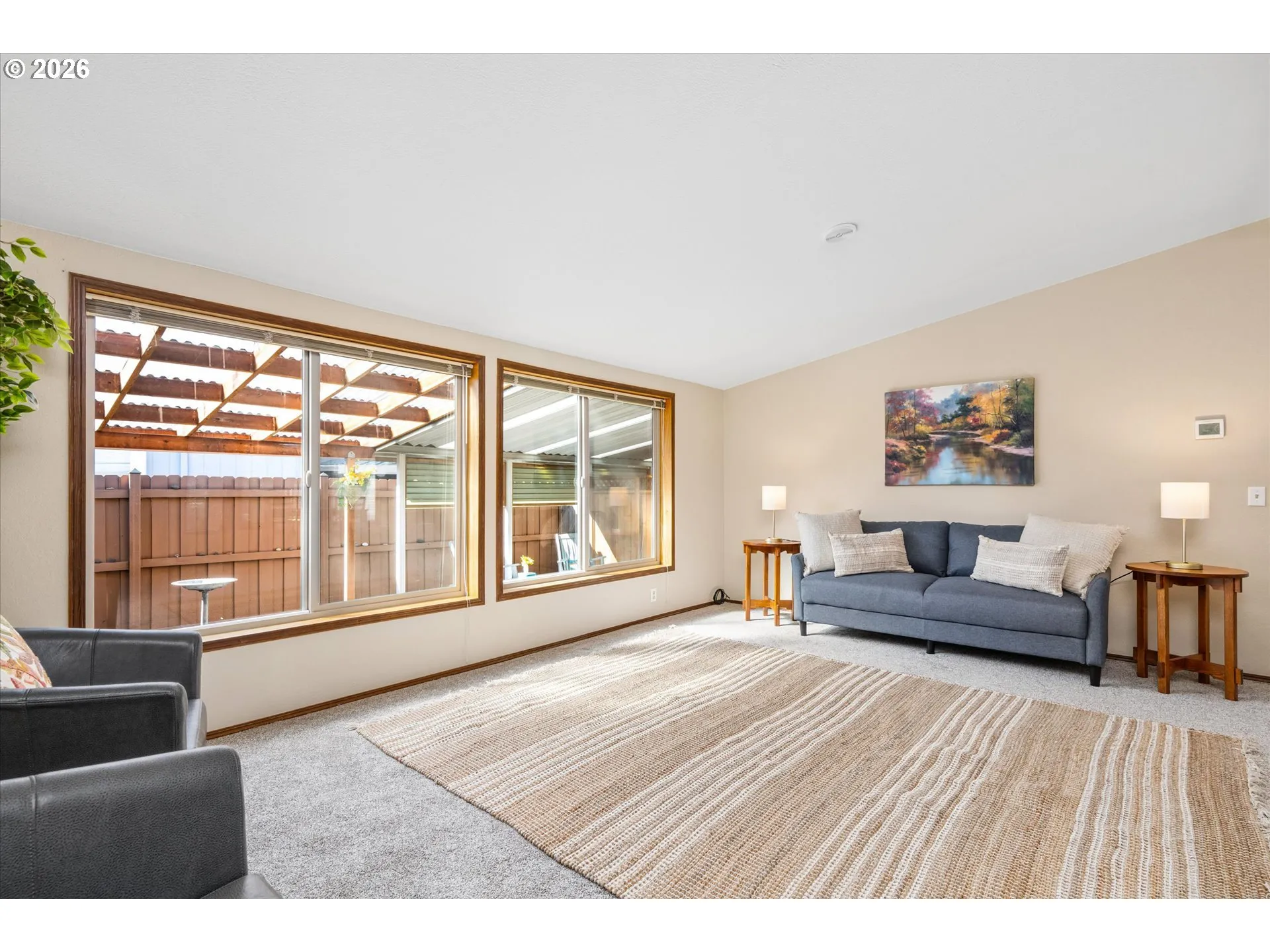Living Room-Vaulted Ceilings