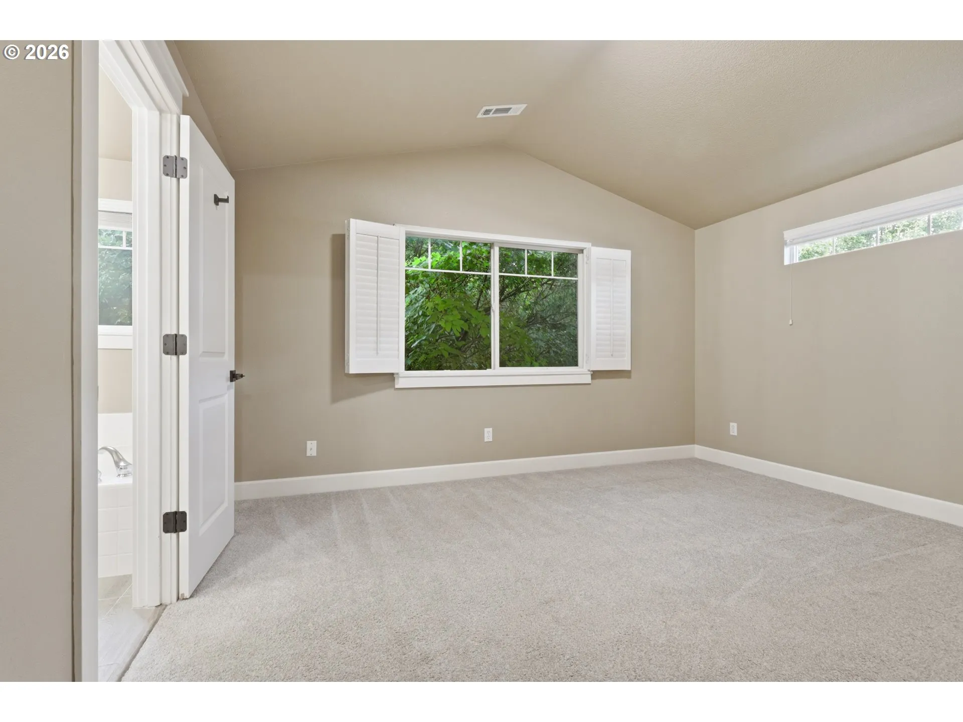 Primary Bedroom-Vaulted Ceilings