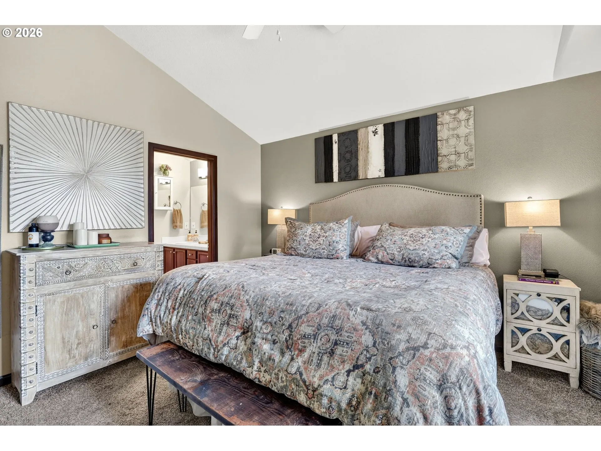 Bedroom, Primary-Ceiling Fan
