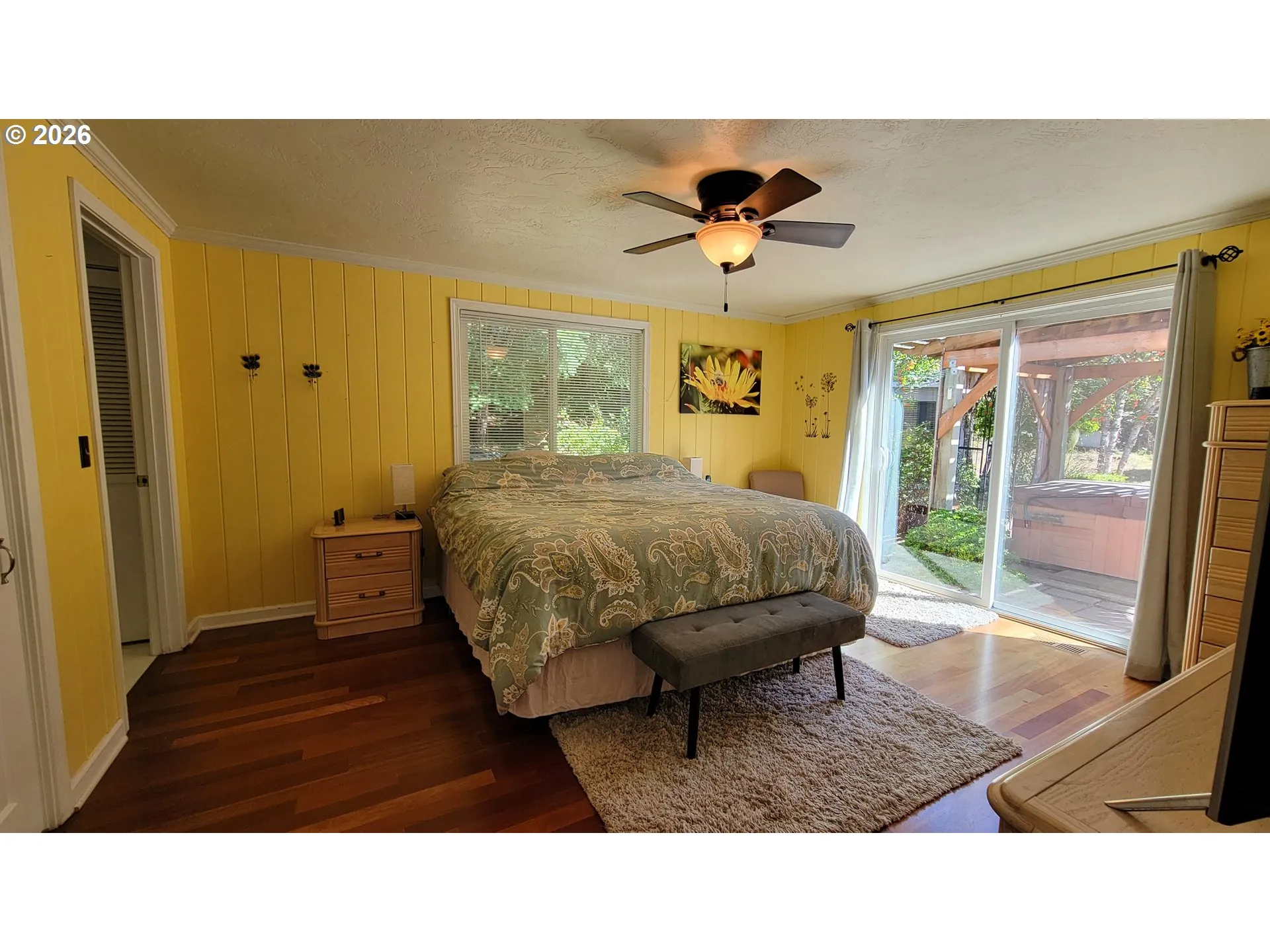 Bedroom, Primary-Ceiling Fan